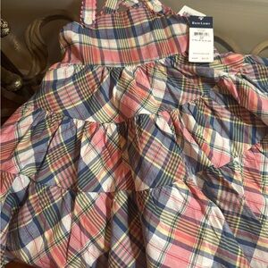 NWT Ralph Lauren Multicolor Plaid Sundress